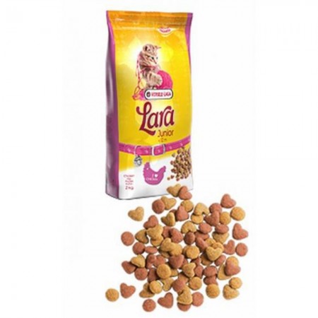 Voedsel voor kittens Lara Junior met kip 2 kg