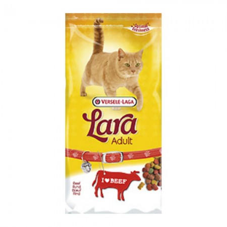 Alimento para gatos Lara com boi 350 grs