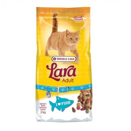 Voedsel voor katten Lara met zalm 2 kg