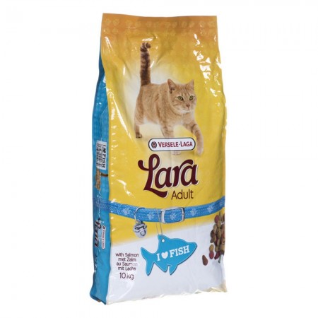 Voedsel voor katten Lara met zalm 10 kg
