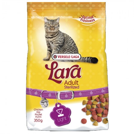 Voedsel voor gesteriliseerde katten Lara met kip 350 gr
