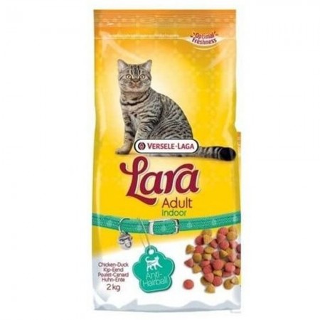 Voedsel anti-haarballen voor katten Lara met eend en kip 2 kg