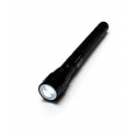 LED-Taschenlampe aus Metall - 2 x D-Batterien