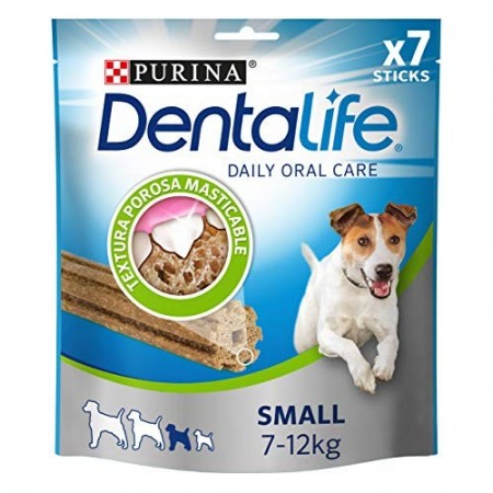 Purina Dentalife przysmak dentystyczny dla małych psów, 5 opakowań po 7 pałeczek, 5x115g