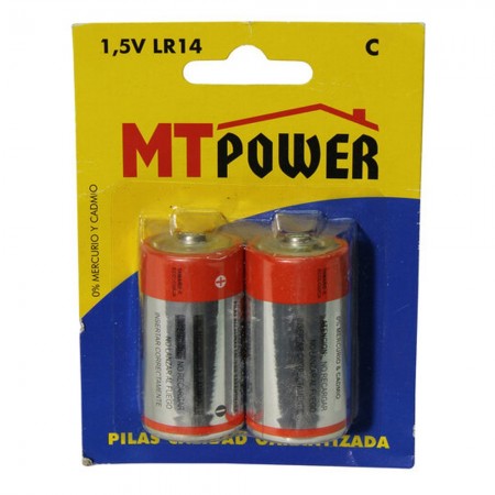 Bateria alcalina C (unidades Blister 2)