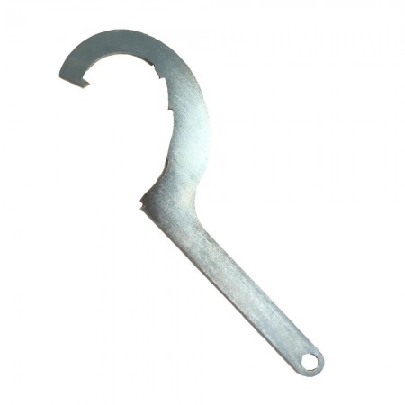 Clé de serrage en acier pour raccord PE et laiton. Accessoire pour pièces de 40 mm, 50 mm et 63 mm