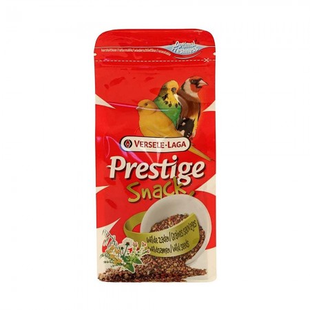 Prestige Snack für Kanarienvögel, Sittiche und Stieglitz mit Wildsamen 125 gr