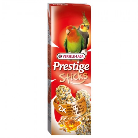 Snack bar Prestige Stick per pappagalli al miele 140 gr