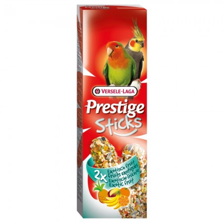 Snack bar Prestige Sticks per pappagalli con frutta tropicale 140 gr