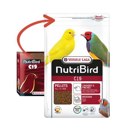 Nutribird C19 - Futter für die Zucht von Kanarienvögeln 3 kg
