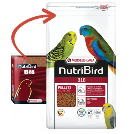 Nutribird B18 - Alimento para cría de periquitos 3 kg