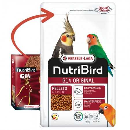 Nutribird G14 Original - Erhaltungsfutter für einfarbige Papageien 1 kg