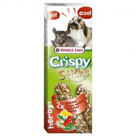 Crispy Sticks für Chinchilla und Kaninchen mit feinen Kräutern 110 gr