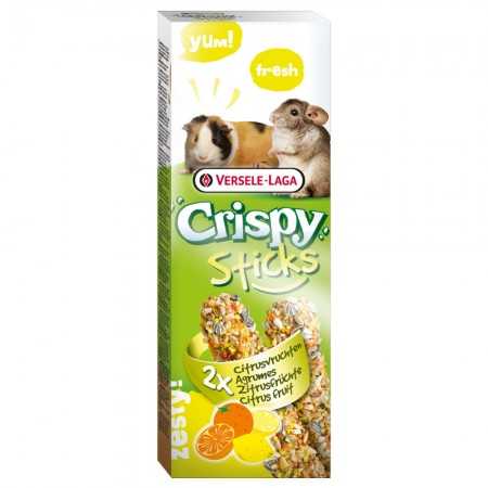 Crispy Sticks für Chinchilla und Meerschweinchen mit Zitrusfrüchten 110 gr