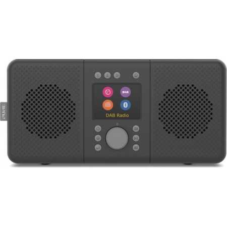 Pure Radio Internet estéreo Elan Connect+ con DAB+ y Bluetooth, Stone Grey - Negro