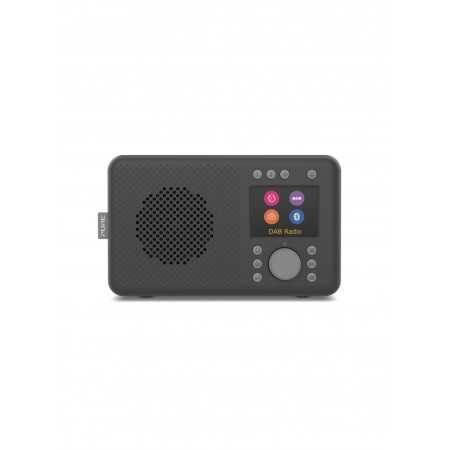 Reines Internetradio Elan Connect mit DAB+ und Bluetooth, Steingrau - Schwarz