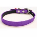 Collar para gato color lila con cascabel