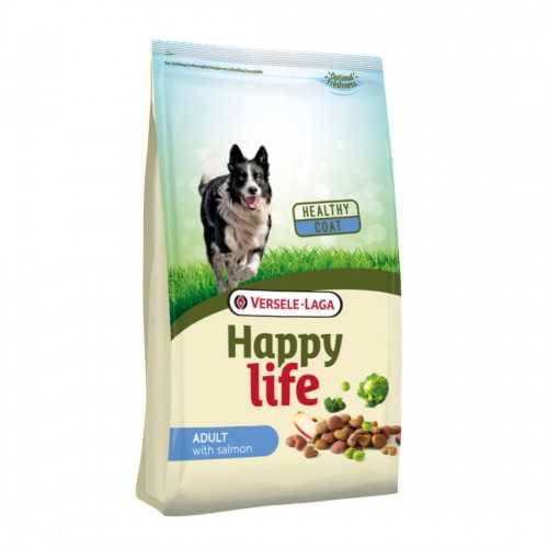 Hundefutter Happy Life Adult mit Lachs 15 kg