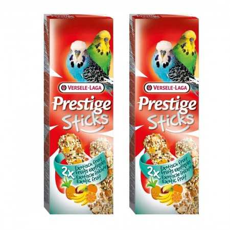Snack in bar Prestige Sticks per parrocchetto con frutta tropicale 60 gr