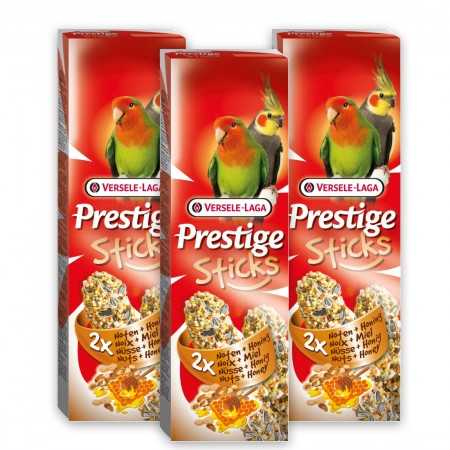 Snack bar Prestige Stick per pappagalli al miele 140 gr