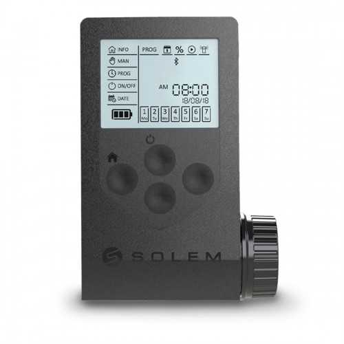 Solem WooBee 1 estação de programador de irrigação de bateria com Bluetooth