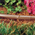 16 mm slang met zelfcompenserende druppelaars om de 33 cm. Bruin. Spoel 100 meter