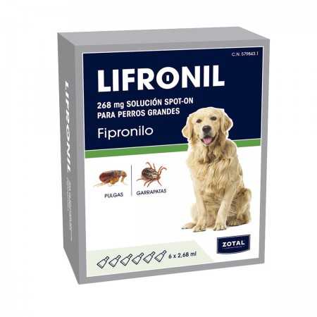 Lifronil® Antiparasitäre Pipetten für große Hunde 6 x 2,68 ml