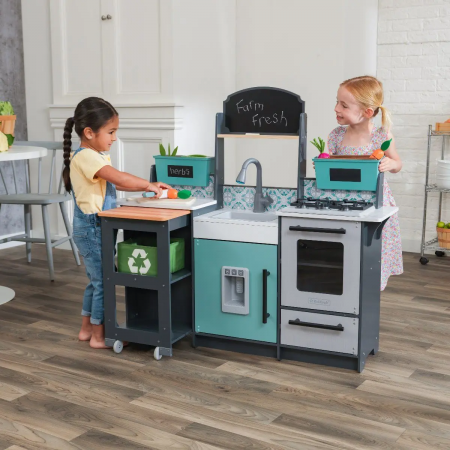 Garden Gourmet Spielküche mit EZ Kraft Assembly™ für Kinder aus Holz von KidKraft.