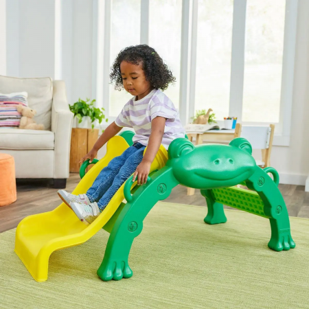 Escalador de rana para habilidades motoras brutas, regalo para edades de 1.5 a 3 años, color verde