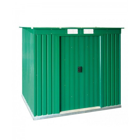 capannone in metallo 2,03x1,24 mt. colore verde