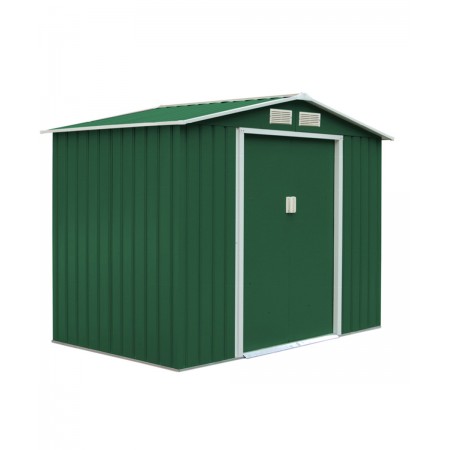 titan metal shed 2,6x1,82 mtrs. cor verde