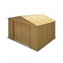 caseta de pvc de 2,4x1,6 mtrs imitacion madera