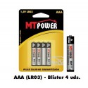 Batteria alcalina AAA. 4 unità