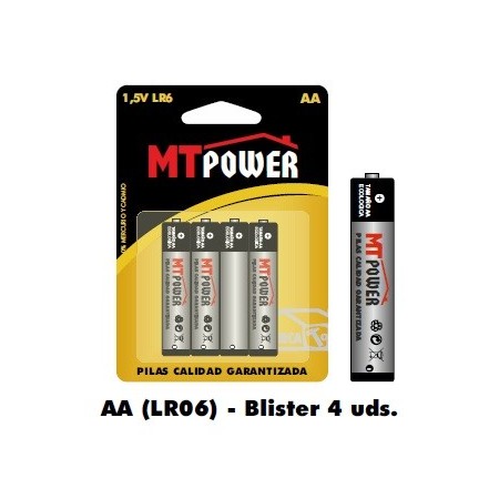 Batteria alcalina AA (Blister 4)