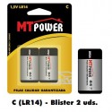 Alkaline batterij Power C (blister 2-eenheden)