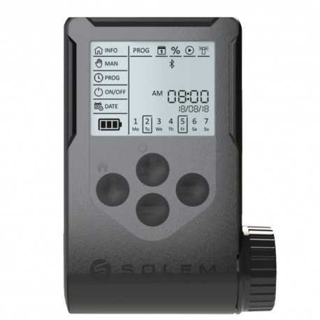 Solem WooBee 2 Stations Batterijbewateringscontroller met Bluetooth