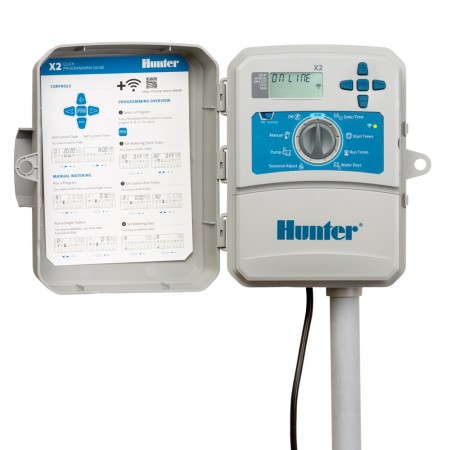 Hunter X2-601 Outdoor-Programmierer 6 Stationen kompatibel mit WiFi